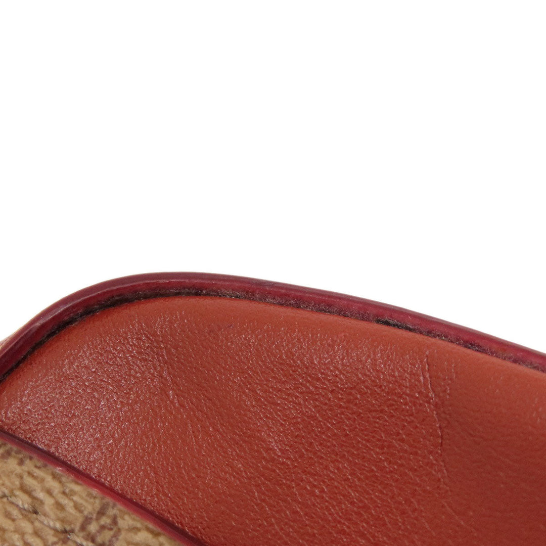 COACH Shoulder Bag 31208 PVC Brown Signature