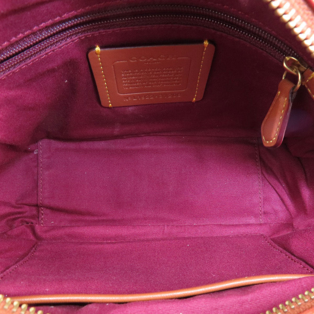 COACH Shoulder Bag 31208 PVC Brown Signature