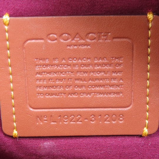 COACH Shoulder Bag 31208 PVC Brown Signature