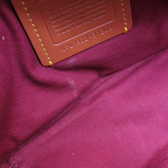 COACH Shoulder Bag 31208 PVC Brown Signature