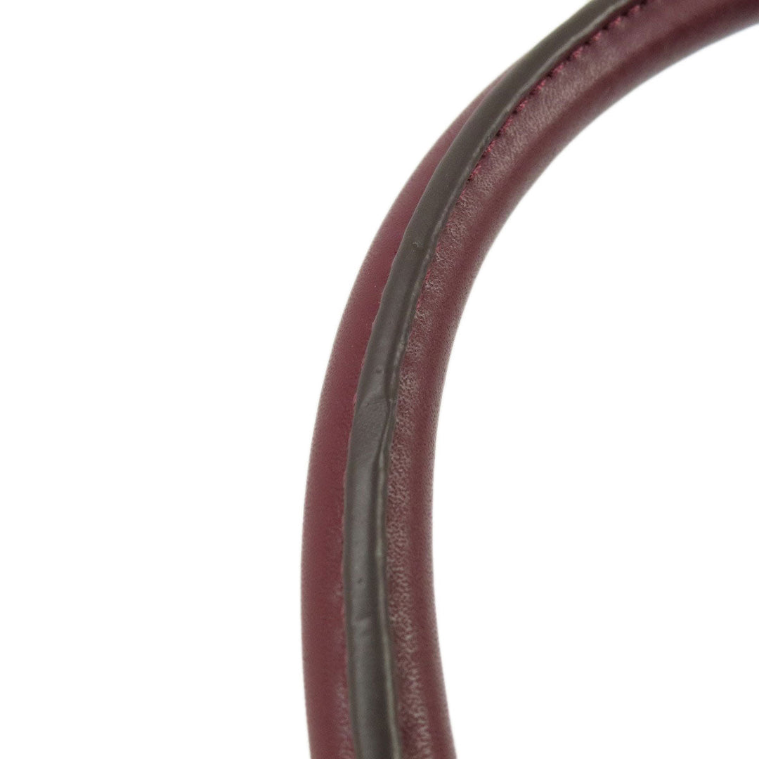 MICHAEL KORS Handbag leather Red 2WAY Women Used Authentic