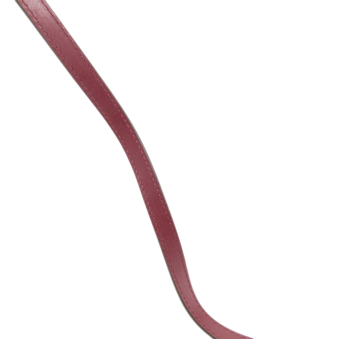 MICHAEL KORS Handbag leather Red 2WAY Women Used Authentic