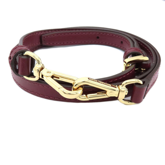 MICHAEL KORS Handbag leather Red 2WAY Women Used Authentic