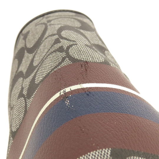 COACH Shoulder Bag 70077 PVC multicolor Signature mens(Unisex) Used Authentic