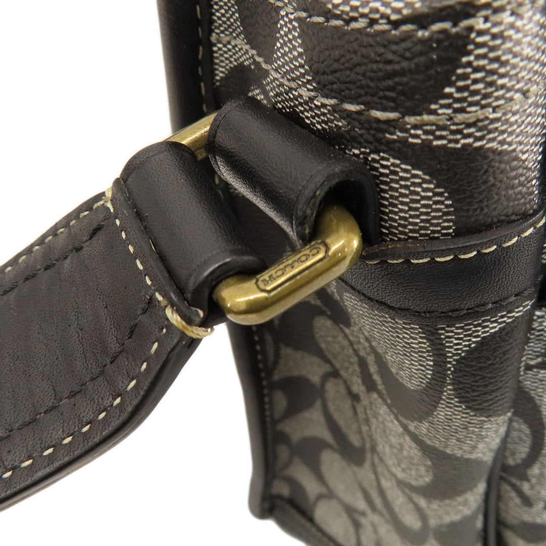 COACH Shoulder Bag 70077 PVC multicolor Signature mens(Unisex) Used Authentic