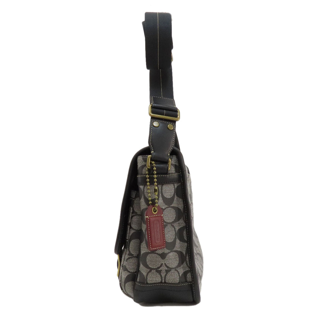 COACH Shoulder Bag 70077 PVC multicolor Signature mens(Unisex) Used Authentic