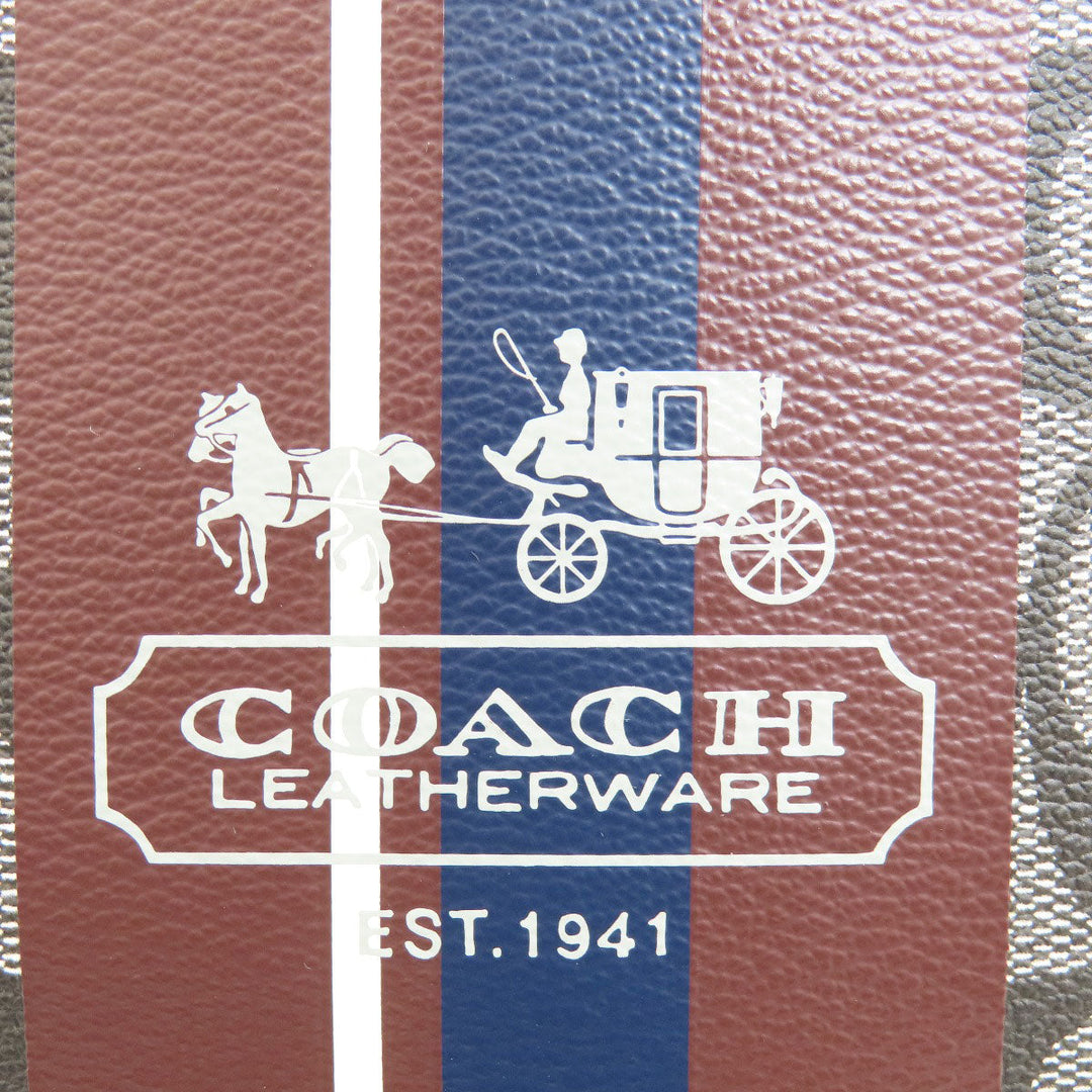 COACH Shoulder Bag 70077 PVC multicolor Signature mens(Unisex) Used Authentic