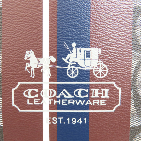 COACH Shoulder Bag 70077 PVC multicolor Signature mens(Unisex) Used Authentic