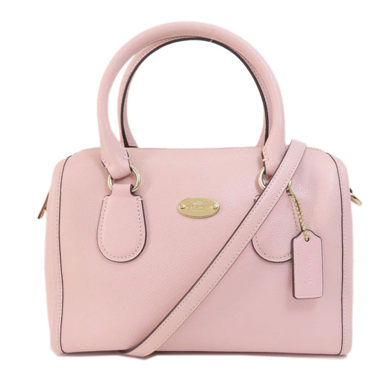 COACH Handbag F33329 leather pink 2WAY