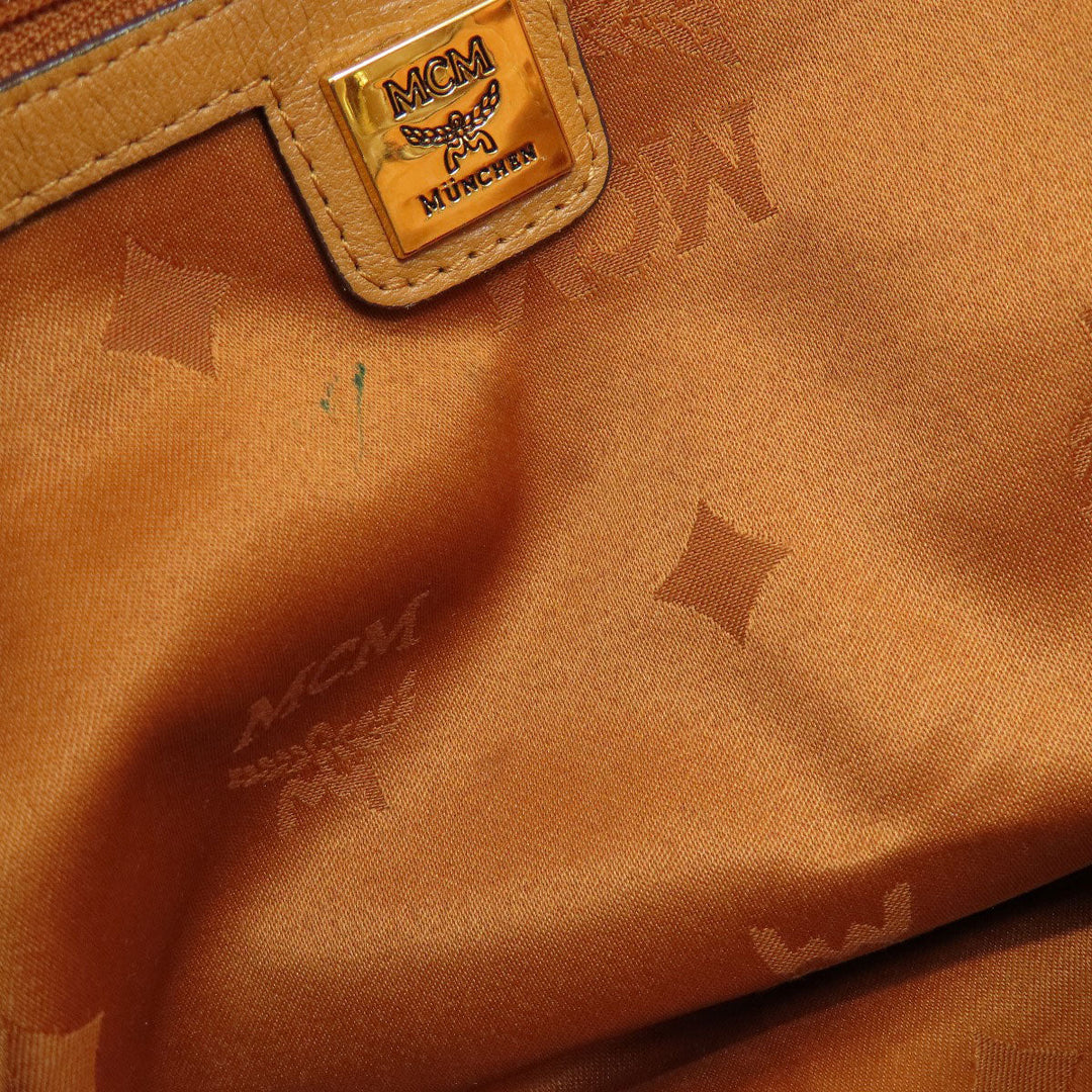 MCM Tote Bag leather Brown 2WAY