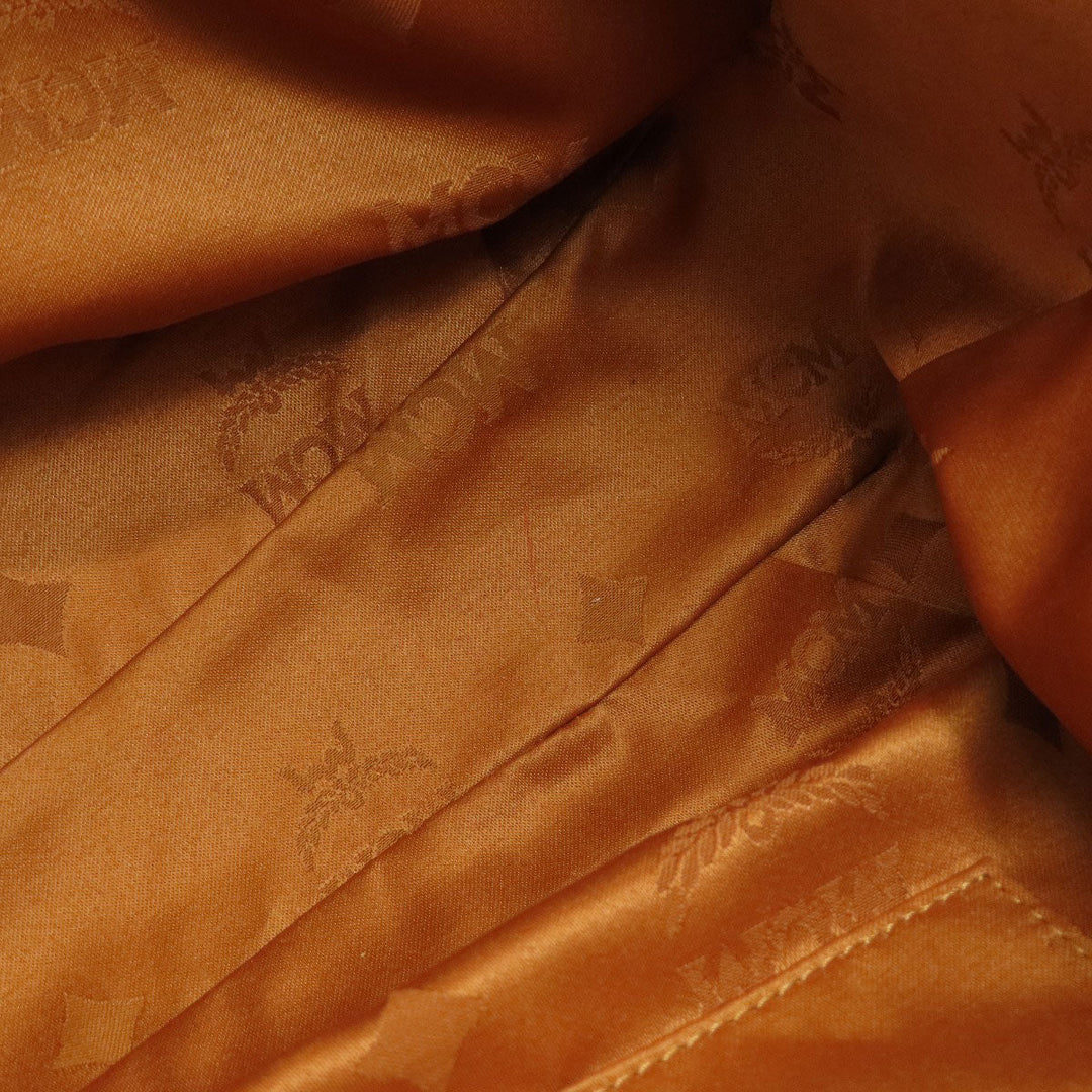 MCM Tote Bag leather Brown 2WAY