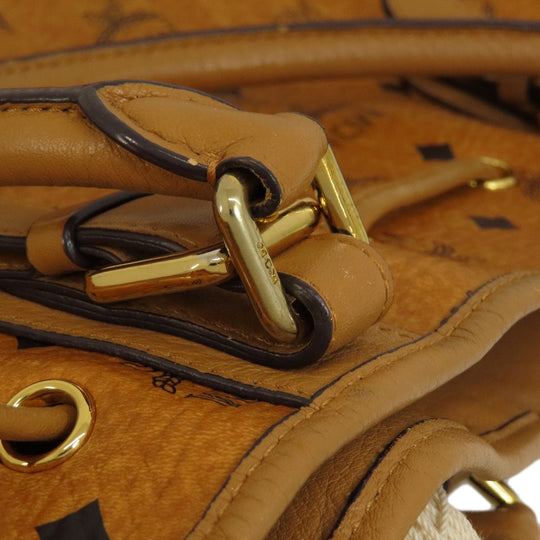 MCM Tote Bag leather Brown 2WAY