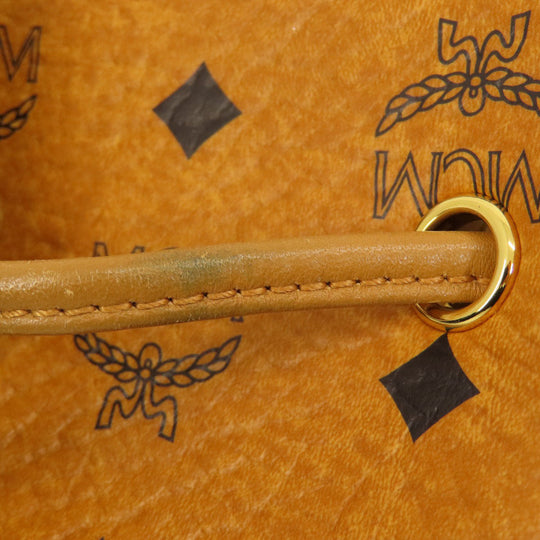 MCM Tote Bag leather Brown 2WAY