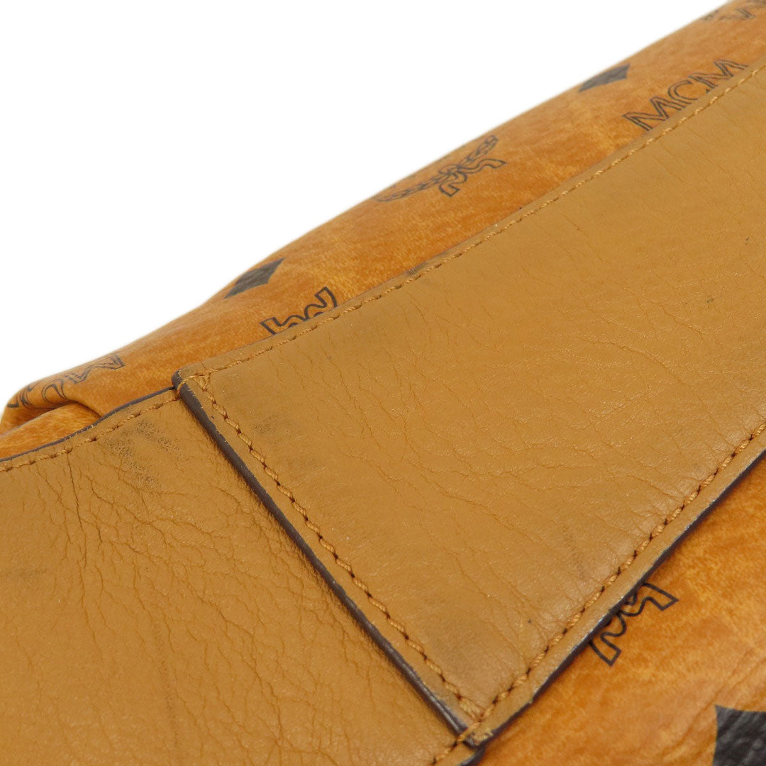 MCM Tote Bag leather Brown 2WAY