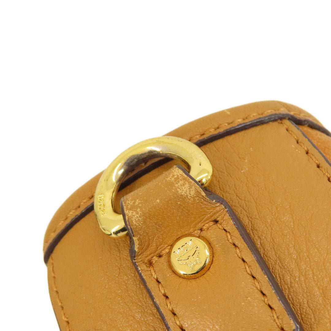 MCM Tote Bag leather Brown 2WAY