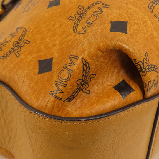 MCM Tote Bag leather Brown 2WAY