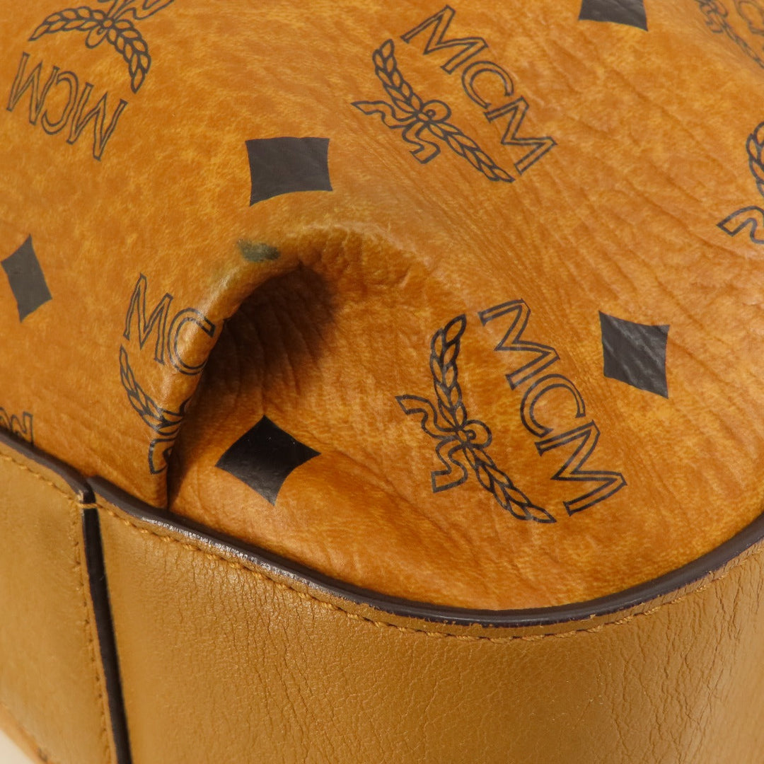 MCM Tote Bag leather Brown 2WAY