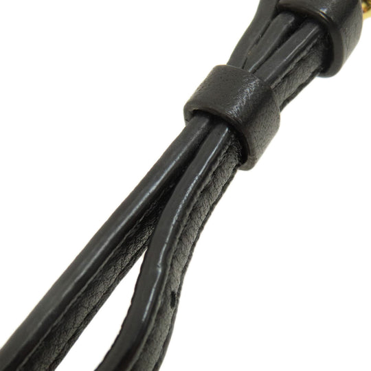 MCM Shoulder Bag leather Brown logo Women Used Authentic