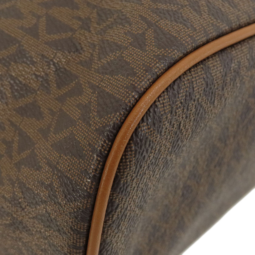 MICHAEL KORS Backpack Coated canvas Brown MK signature