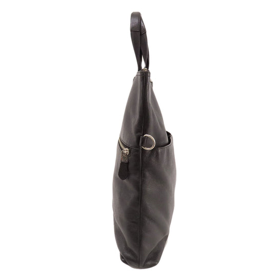 COACH Tote Bag F54759 leather black logo