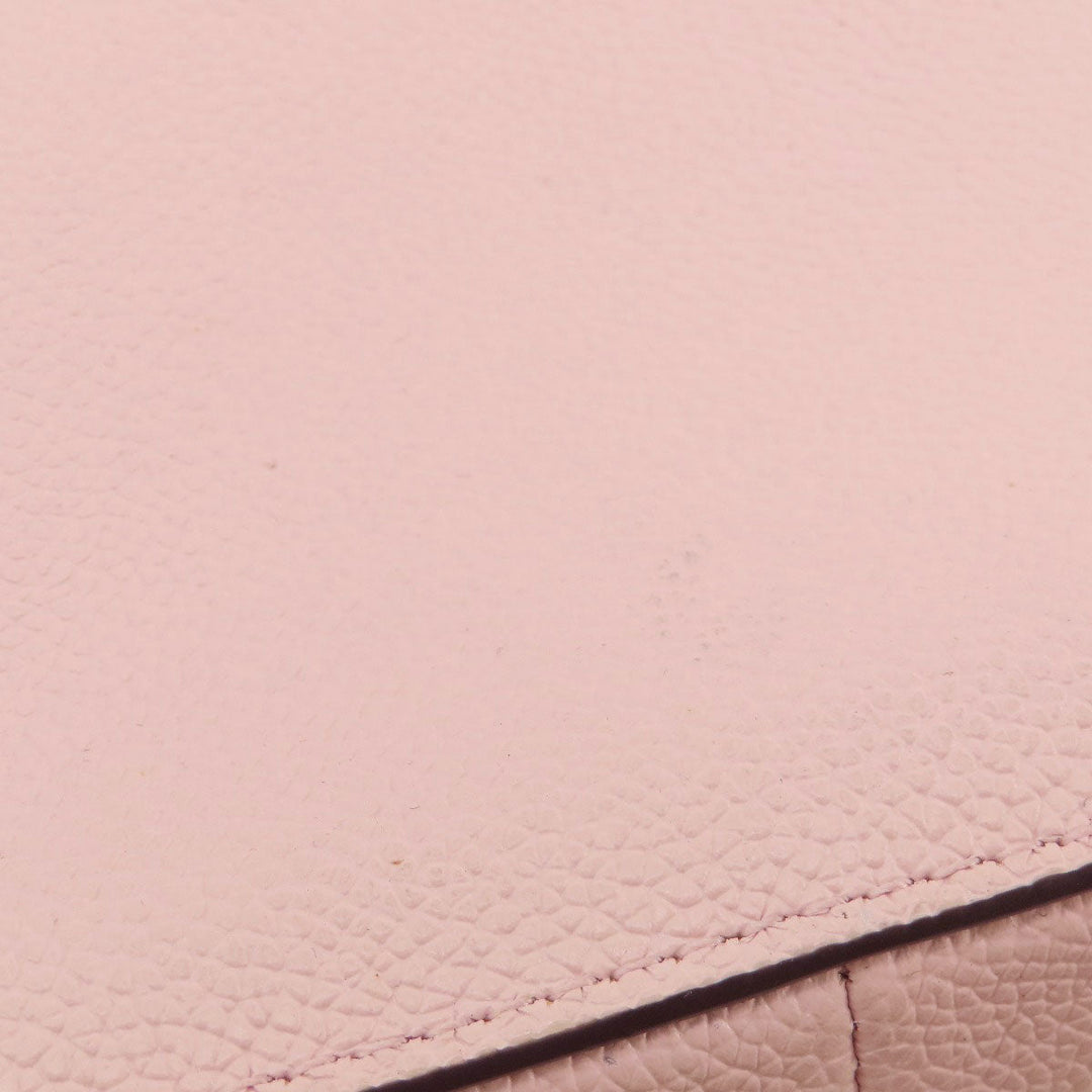 Kate Spade Shoulder Bag leather pink logo