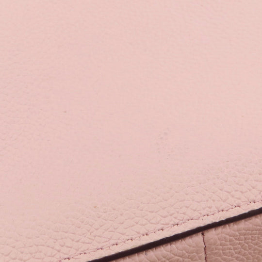 Kate Spade Shoulder Bag leather pink logo