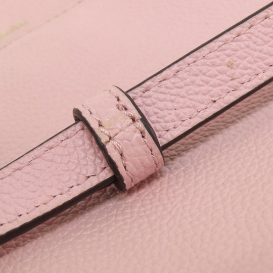 Kate Spade Shoulder Bag leather pink logo