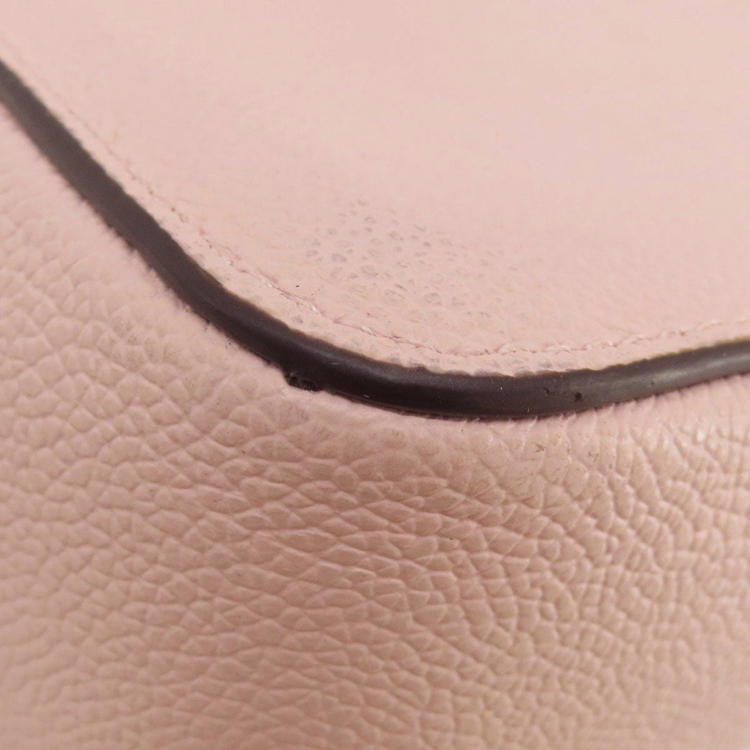 Kate Spade Shoulder Bag leather pink logo