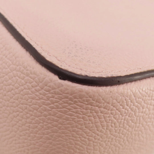 Kate Spade Shoulder Bag leather pink logo