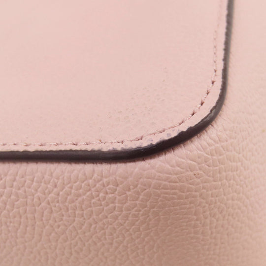 Kate Spade Shoulder Bag leather pink logo