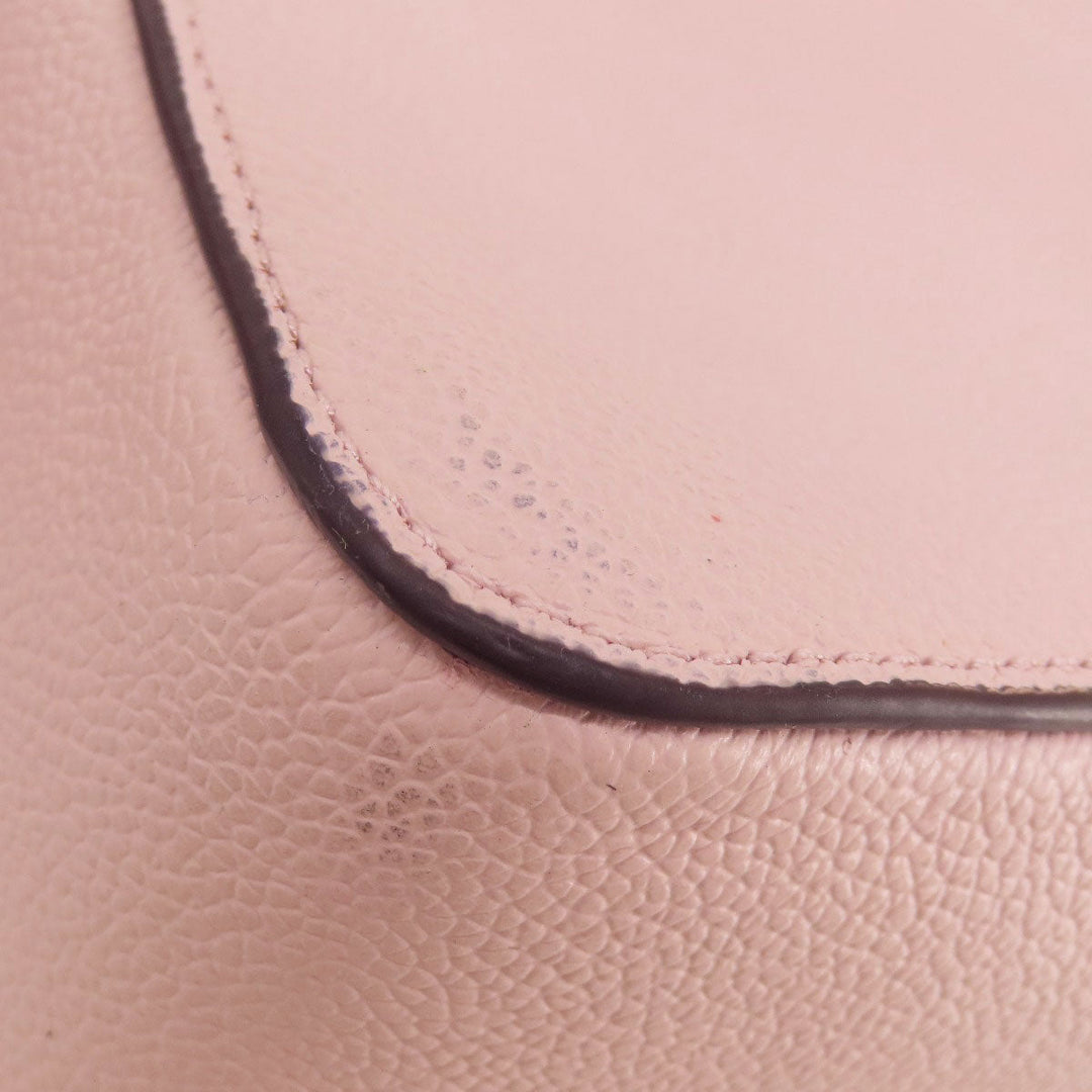 Kate Spade Shoulder Bag leather pink logo