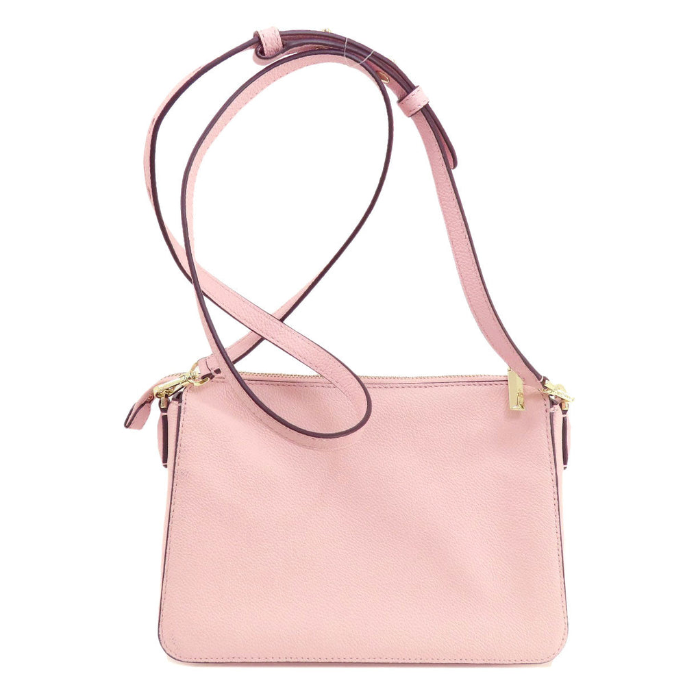 Kate Spade Shoulder Bag leather pink logo