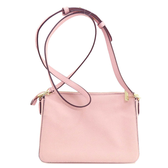 Kate Spade Shoulder Bag leather pink logo