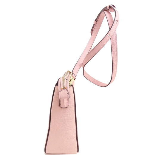 Kate Spade Shoulder Bag leather pink logo