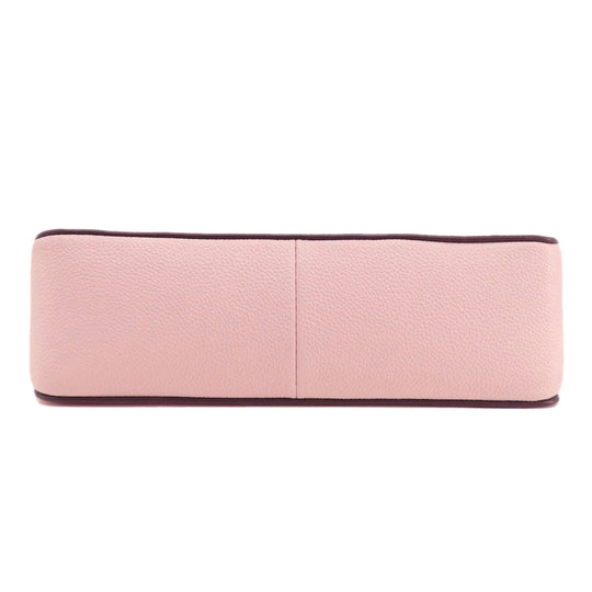 Kate Spade Shoulder Bag leather pink logo