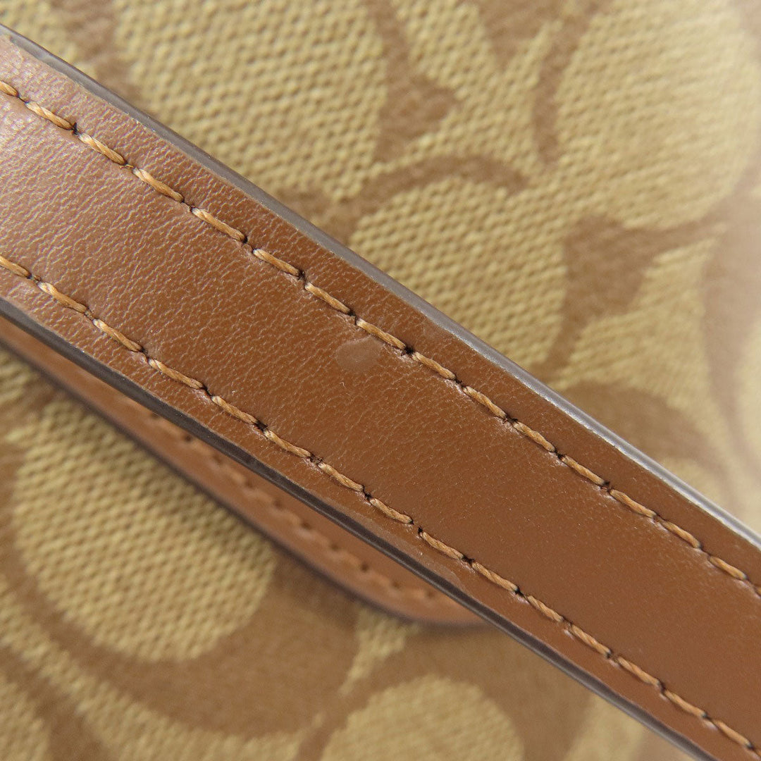 COACH Tote Bag 4455 PVC Brown Signature