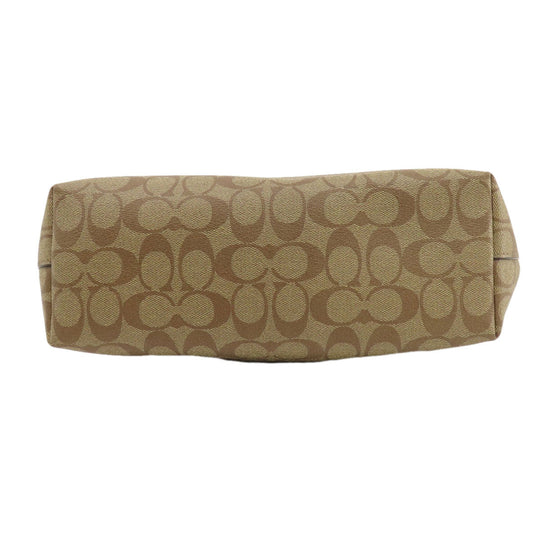 COACH Tote Bag 4455 PVC Brown Signature