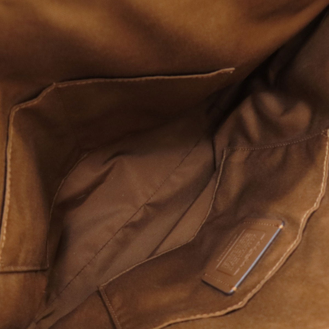 COACH Tote Bag 4455 PVC Brown Signature