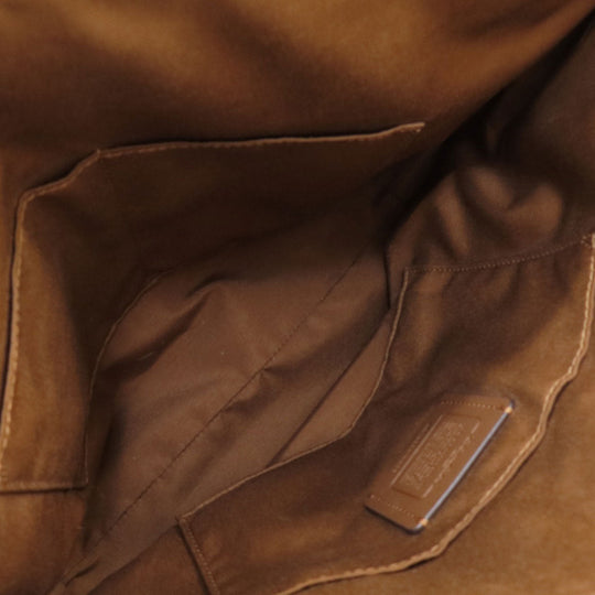 COACH Tote Bag 4455 PVC Brown Signature