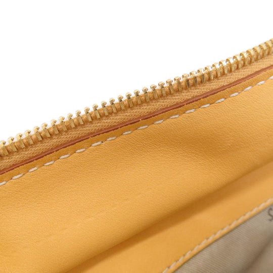 TOD�fS Tote Bag leather beige 2WAY Women Used Authentic