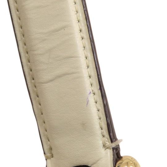 COACH Shoulder Bag F73177 PVC Brown one belt signature Women Used Authentic