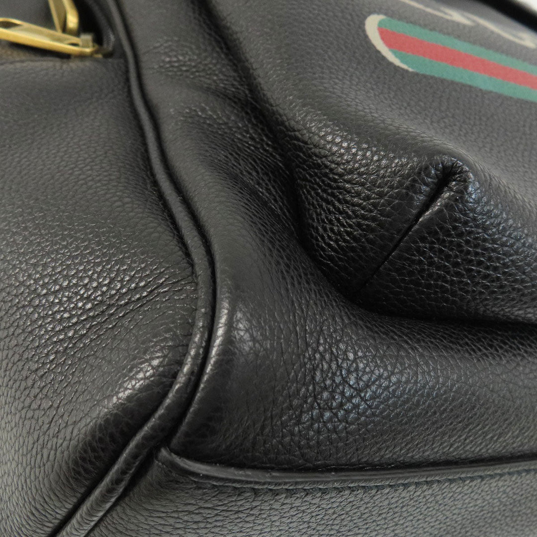 GUCCI Backpack 547834 Calfskin black Logo print