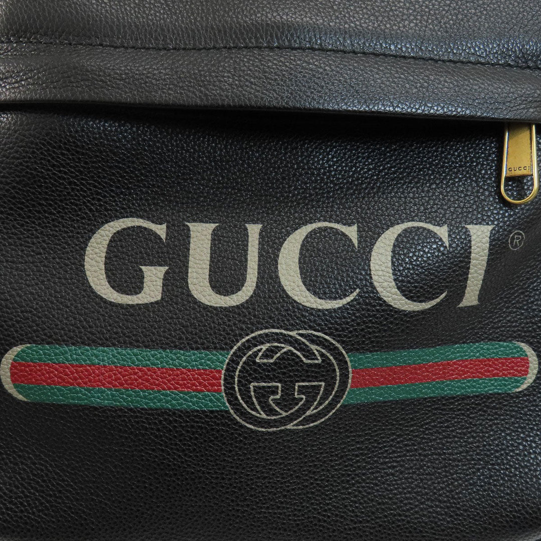 GUCCI Backpack 547834 Calfskin black Logo print