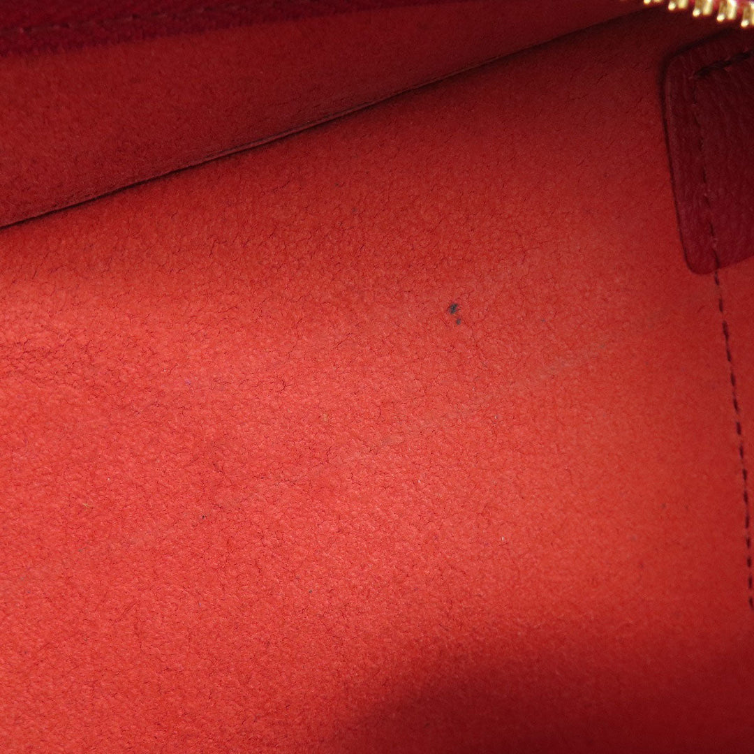 COLE HAAN Tote Bag leather Red logo