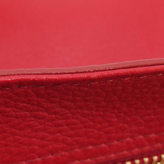 COLE HAAN Tote Bag leather Red logo