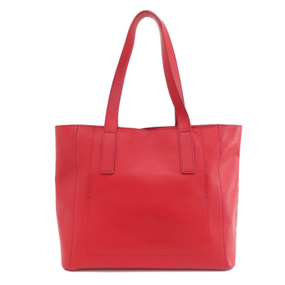 COLE HAAN Tote Bag leather Red logo