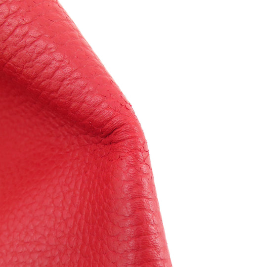 COLE HAAN Tote Bag leather Red logo
