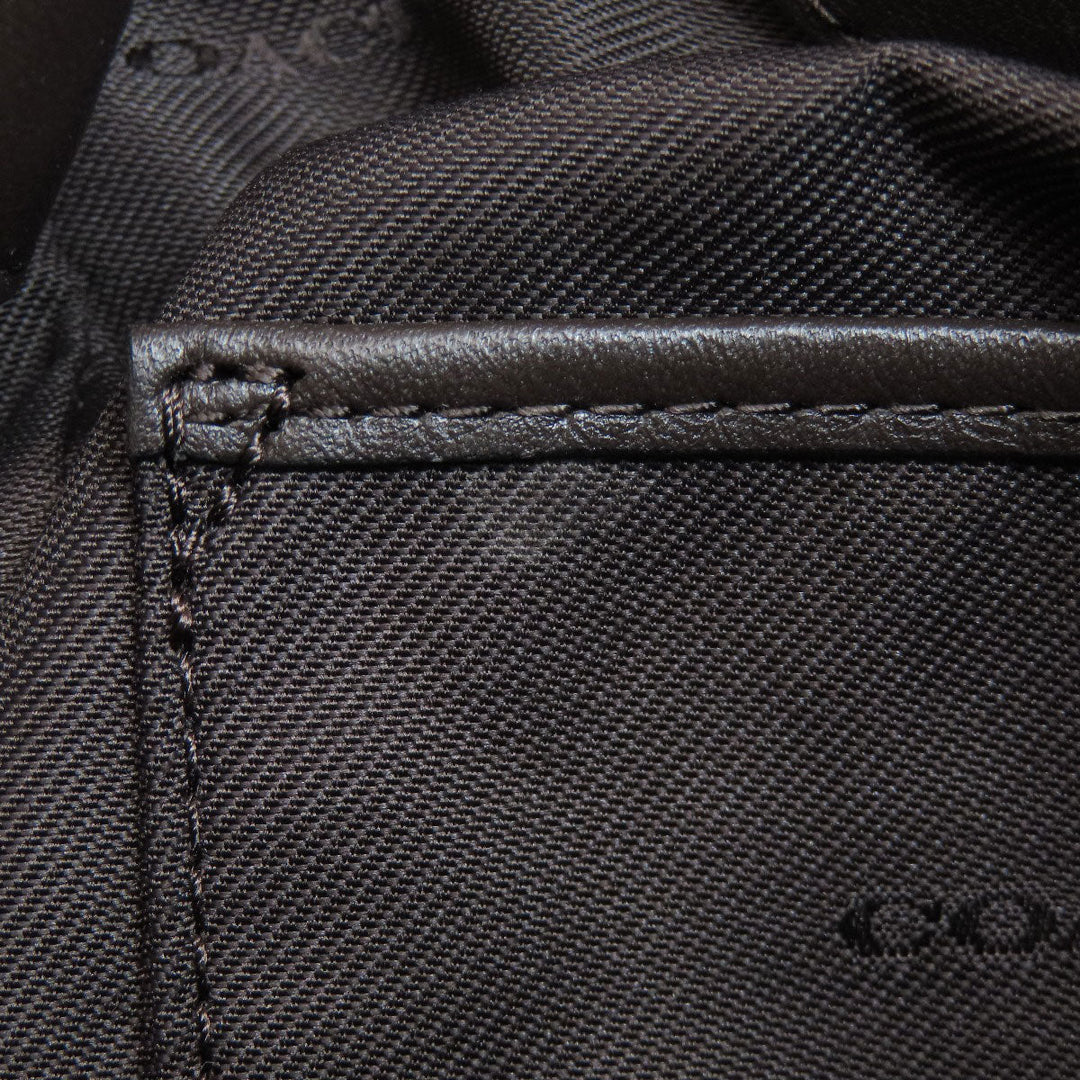 COACH Tote Bag 20165 leather Brown logo