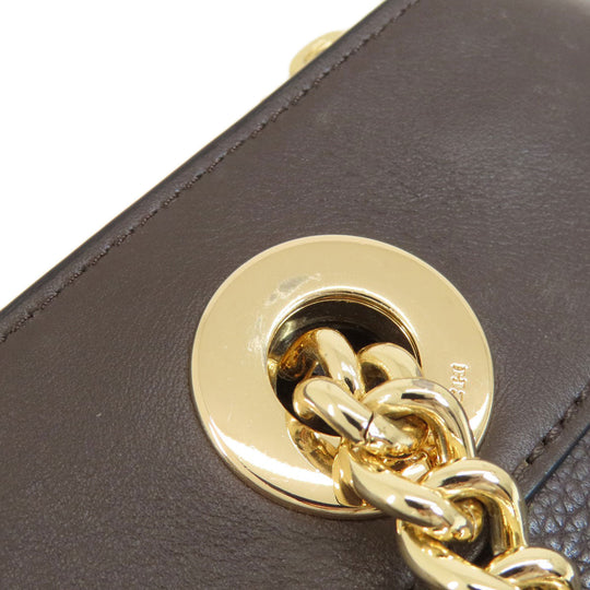COACH Tote Bag 20165 leather Brown logo