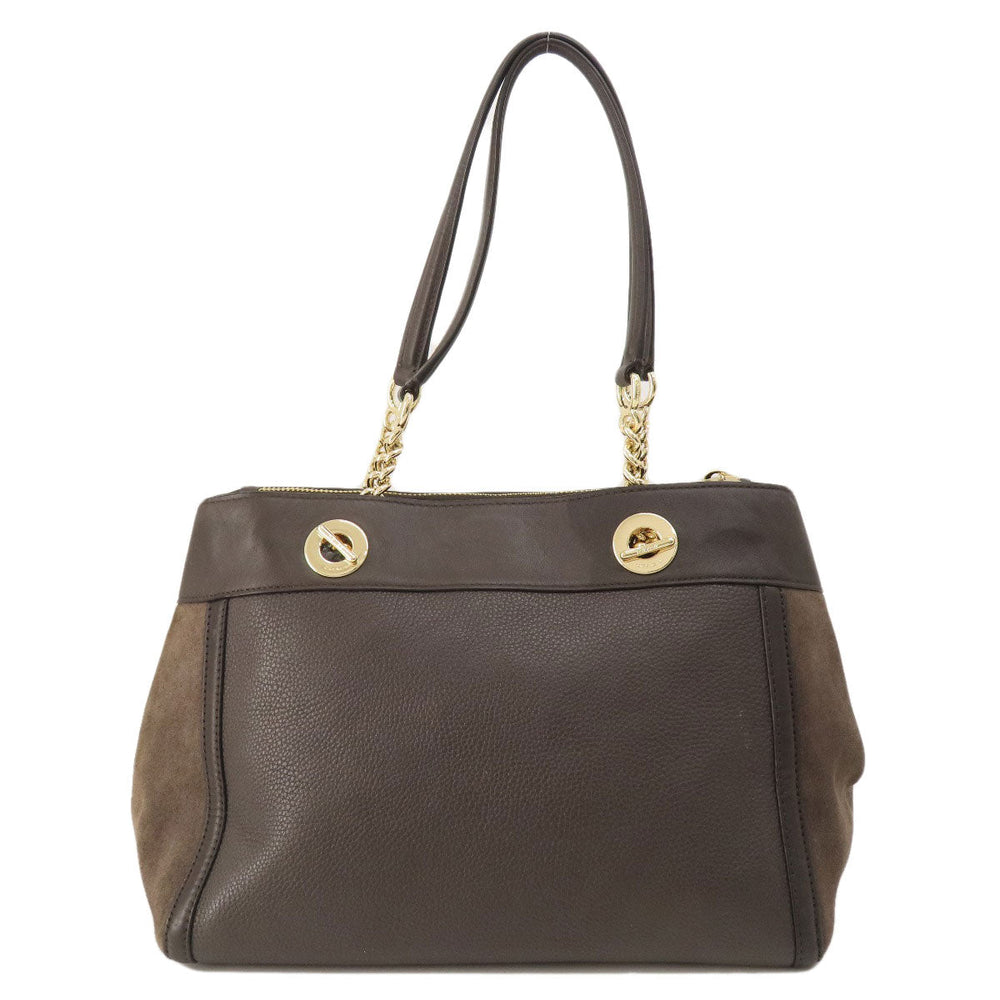 COACH Tote Bag 20165 leather Brown logo